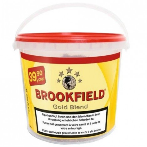 Zigarettentabak Brookfield Gold - Eimer inkl. Gratis Hülsen/Papier