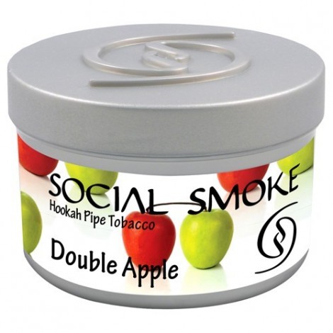 Wasserpfeifentabak Social Smoke Doppelapfel 100gr