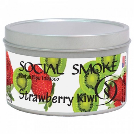 Wasserpfeifentabak Social Smoke Strawberry Kiwi 100gr