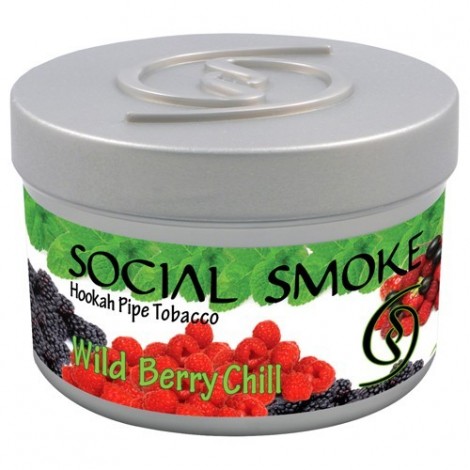 Wasserpfeifentabak Social Smoke Wild Berry Chill 100gr