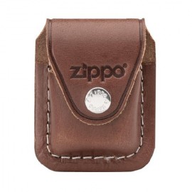 Zippo Ledertasche Braun - Clip